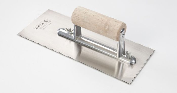 Trowel V Notched 1.5mm x 5mm F Ball