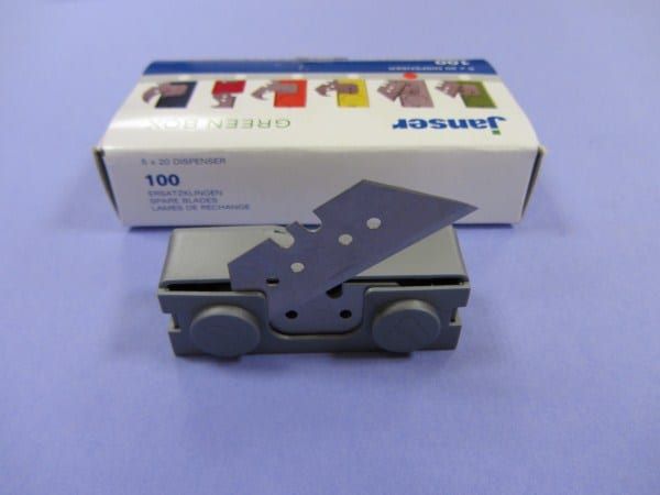 Straight HD Blades 60mm 262-038-500 (1 box 100 Blades) Grey Cartridges