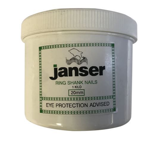 RING SHANK NAILS 20mm 1kg
