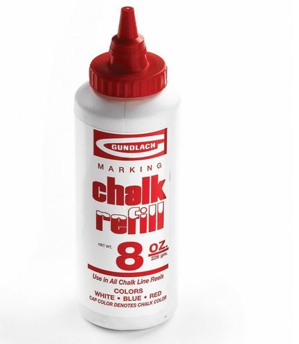 CHALK RED REFILL 8oz 262-421-004