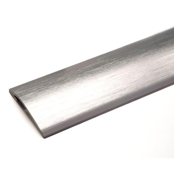 Premier Trims Stick down Ramp 6mm - Brushed Steel Nickel - 9ft M09.9BSA