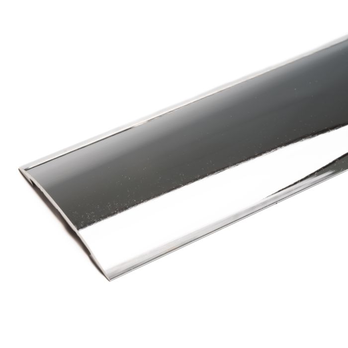 Premier Trims Stick down Cover 38mm - Chrome - 3ft M13.3CHA