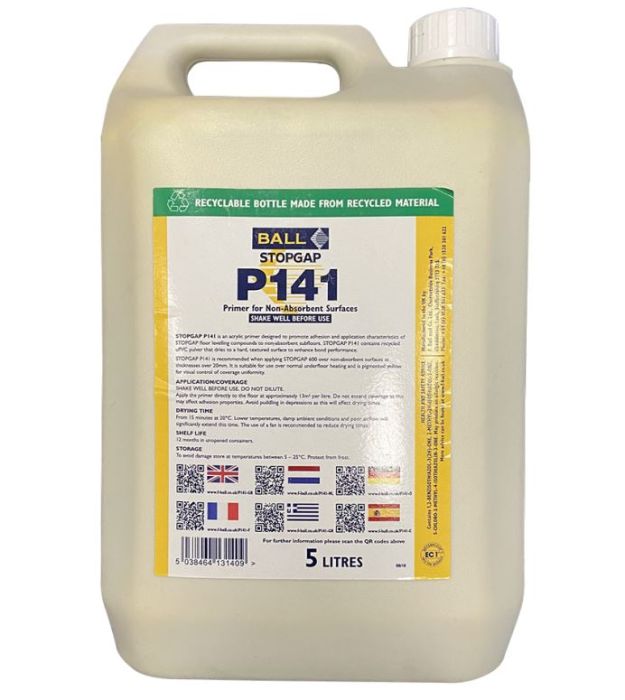 P141 Stopgap Primer for Non-Absorbent Surfaces (5ltr)