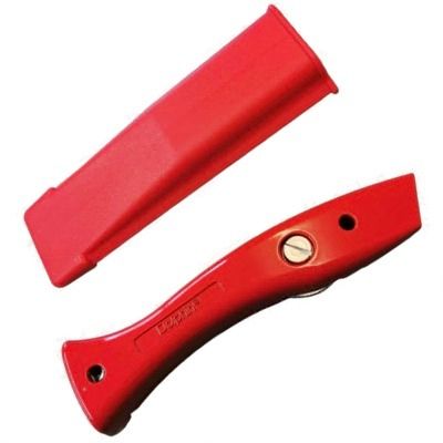 Dolphin Knife with Holster - Red