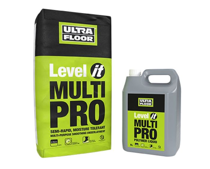 UltraFloor Level It Multi Pro (Green) Bag & Bottle 20kg/5L