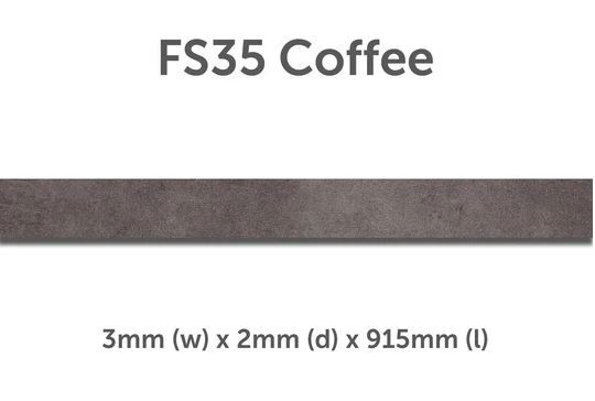 Brampton Chase Design Strip FS35 Coffee 3mm (w) 2mm (d) 25 Pack