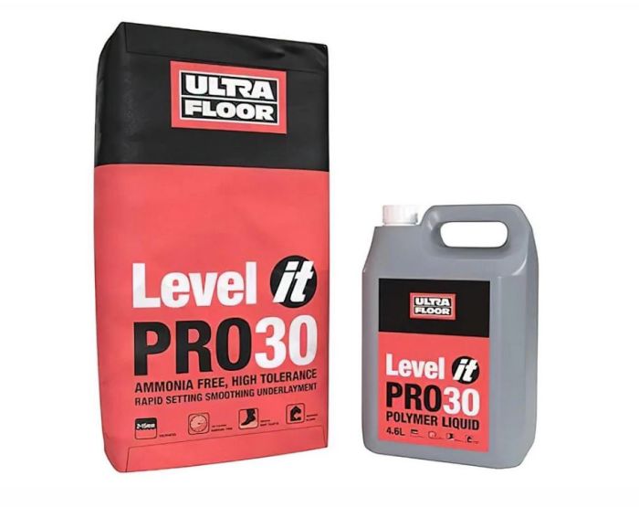 Ultra floor Level it - Pro 30 (Red Bag) Bag & Bottle